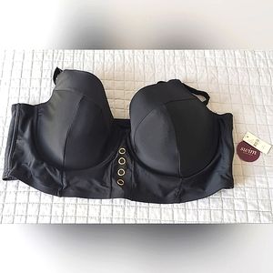 Swim Bikini Top, Support like Balconette Bra, Size 44DDD, Cacique By Lane.